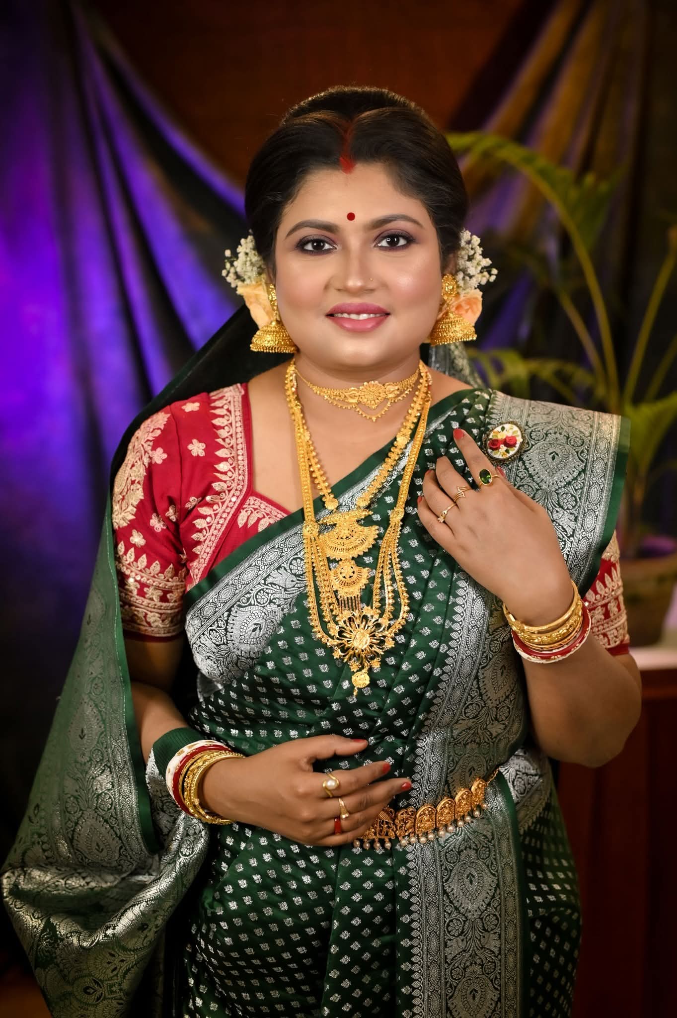 Traditional Bengali Bridal Look
